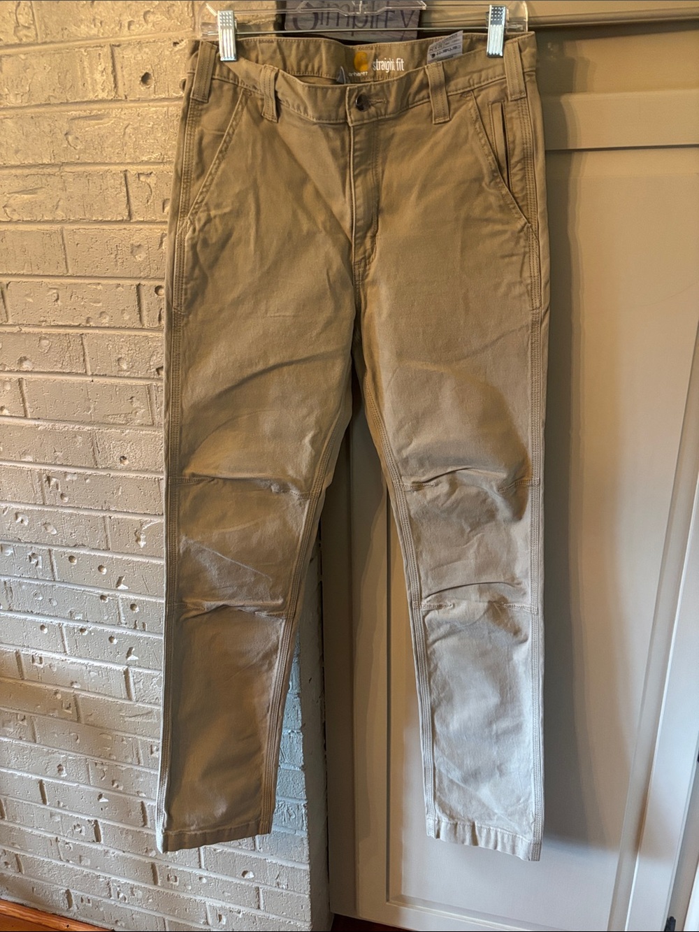 Carhartt Men’s Straight Fit Khaki Chinos - Tan